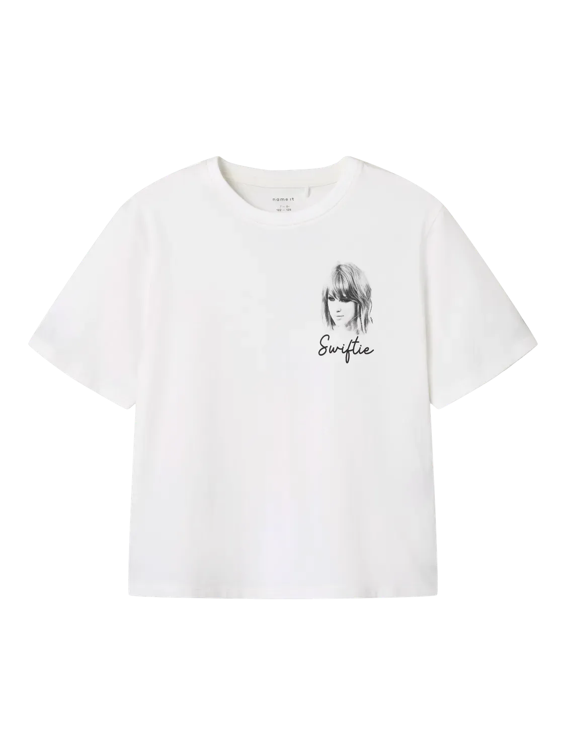 KIDS swiftie shirt - FERN - bright white