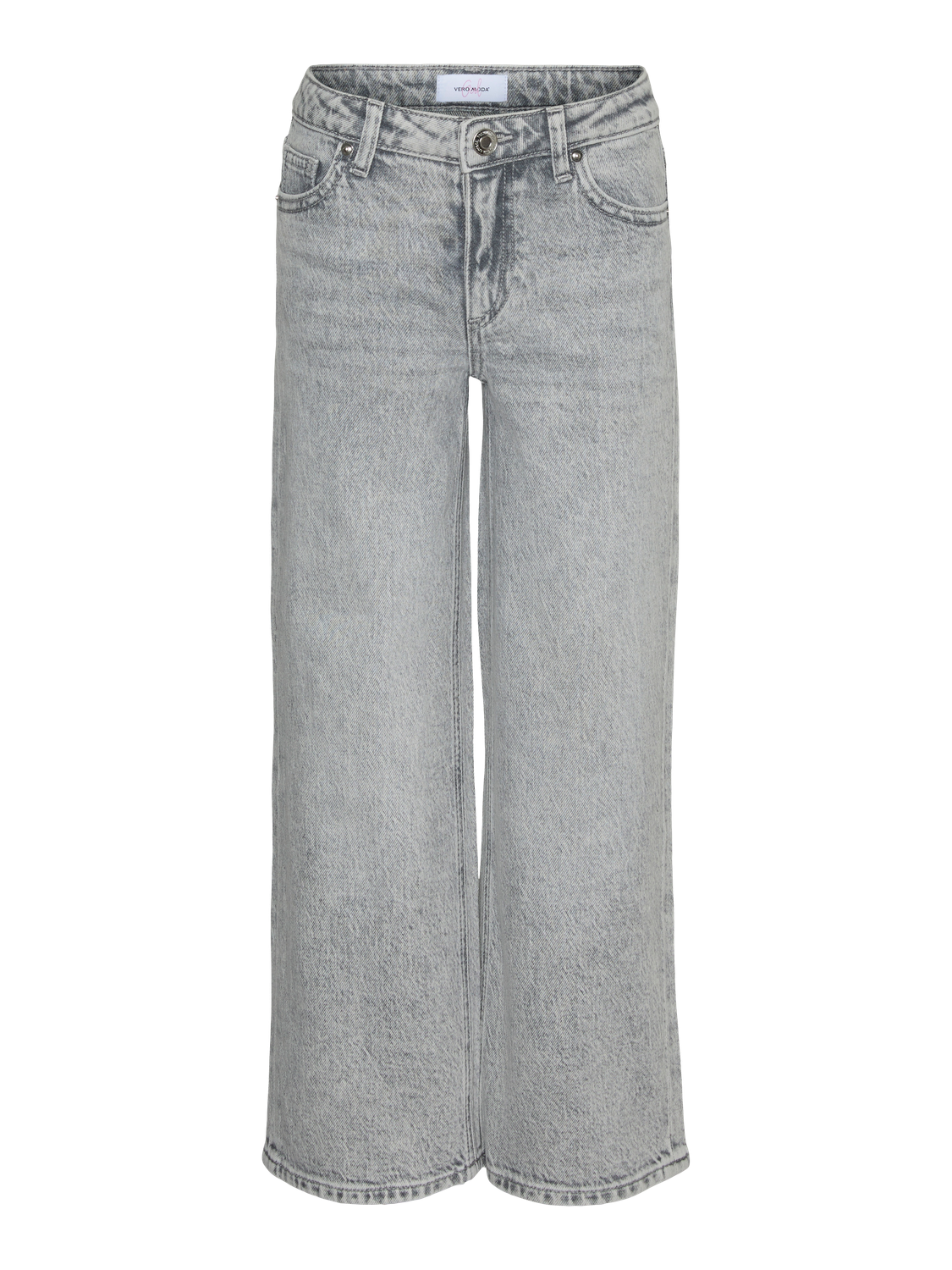 KIDS Wijde jeans - TESSA - light grey denim