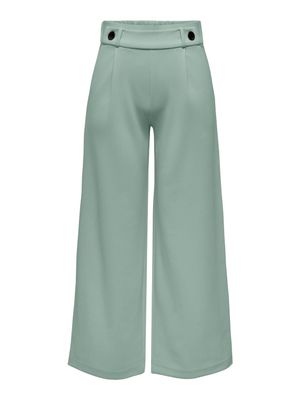 Wijde lange broek - GEGGO - chinois green