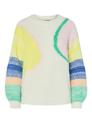 Trui - SELJA - cloud dancer/multicolor