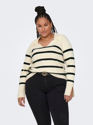 + Trui - MONICA - birch/black