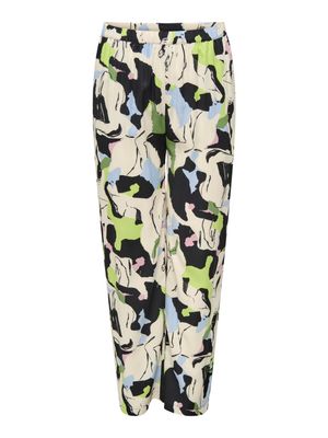 + Broek - ISIDORA - birch sculptural print