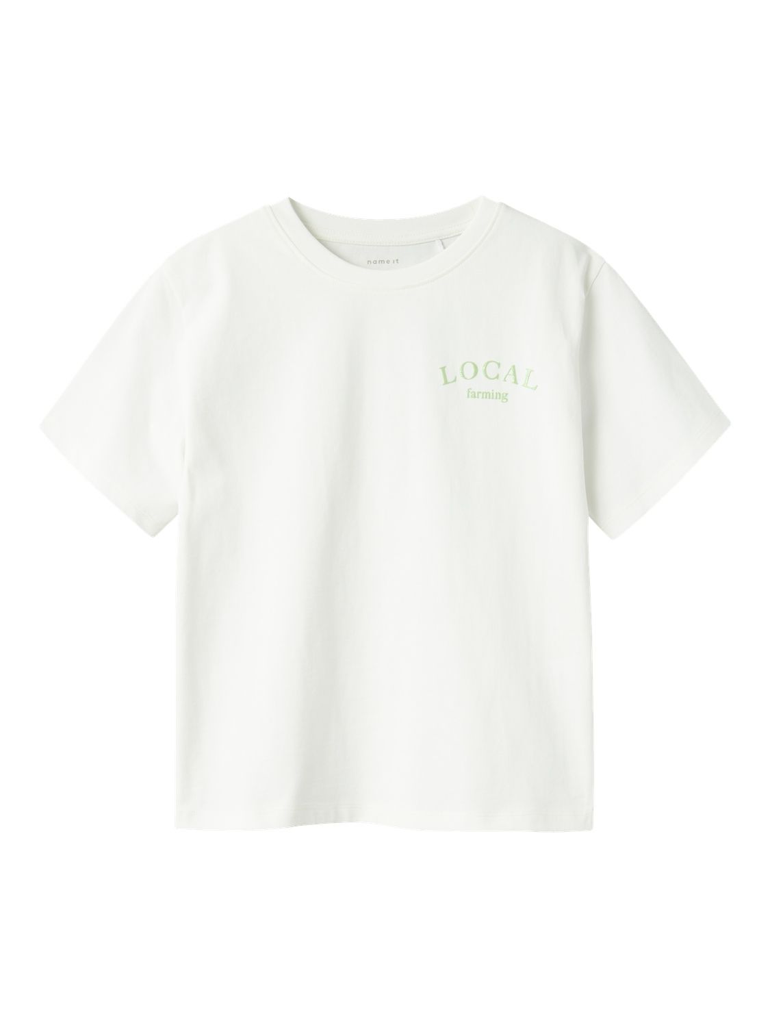 KIDS shirt - BOWAY - arcadian green/cloud dancer
