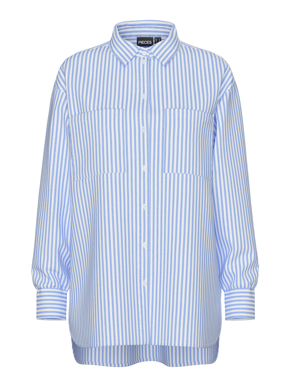 Oversized hemd - MELIA - bright white grape mist