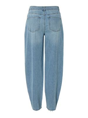 Barrel jeans - SISSEL - medium blue denim