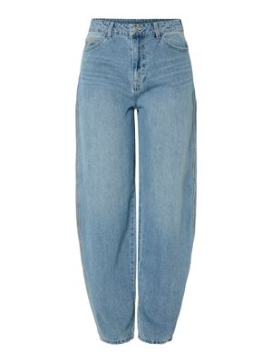 Barrel jeans - SISSEL - medium blue denim