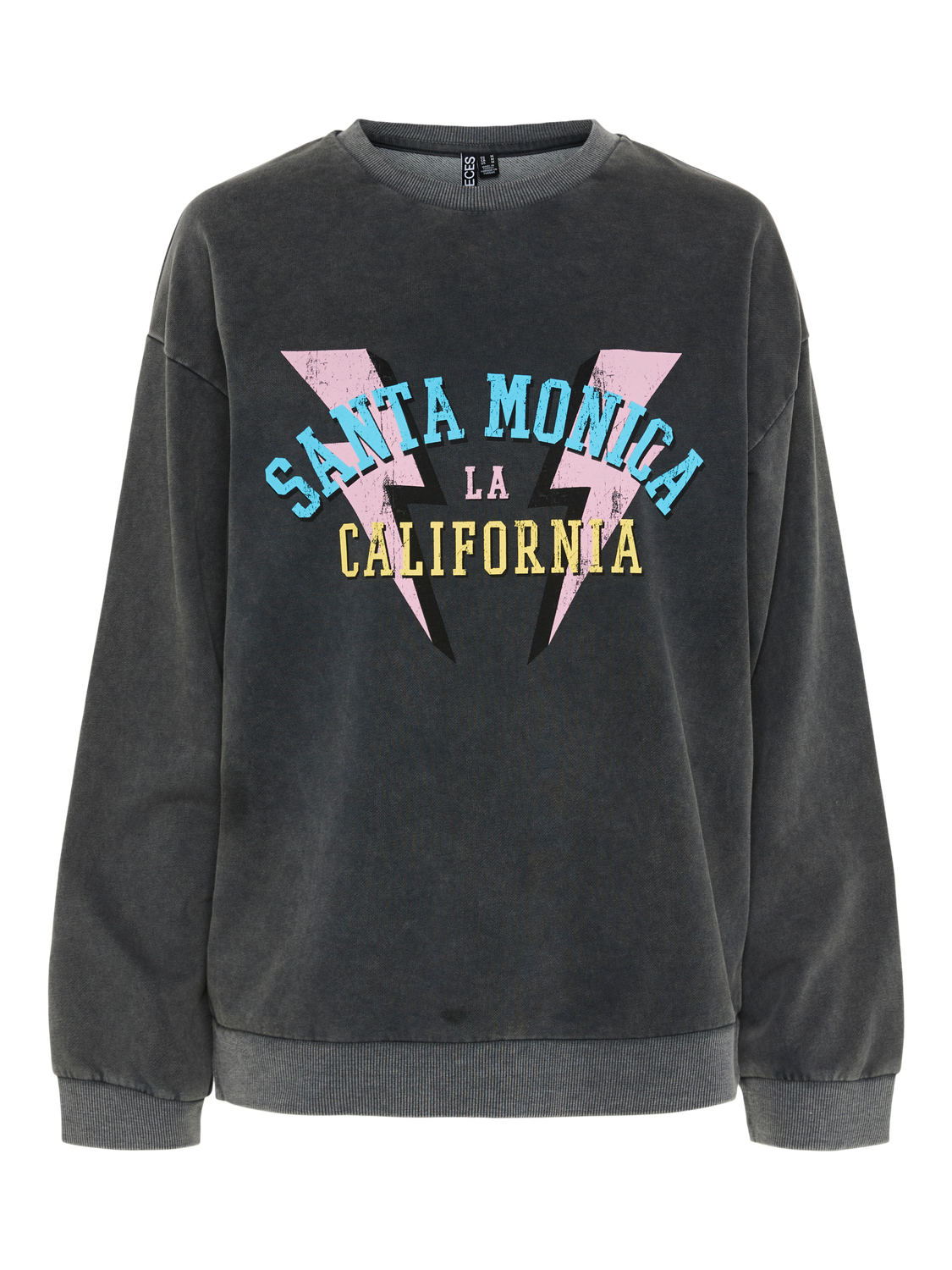Sweater trui - ALLIE - washed black