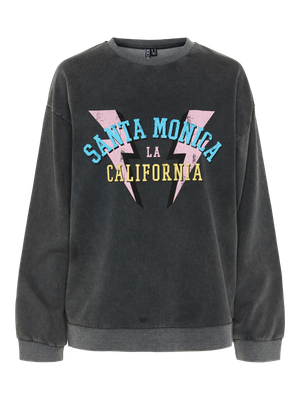 Sweater trui - ALLIE - washed black