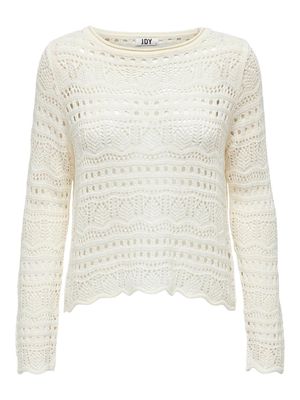 Bootnek pullover - SUN - eggnog/knitted