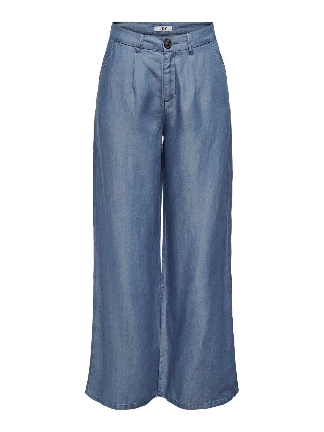 Wijde broek - JASPER - medium blue