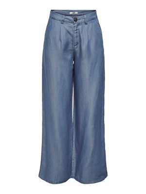 Wijde broek - JASPER - medium blue