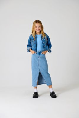 KIDS rok jeans - SIRI - light blue denim