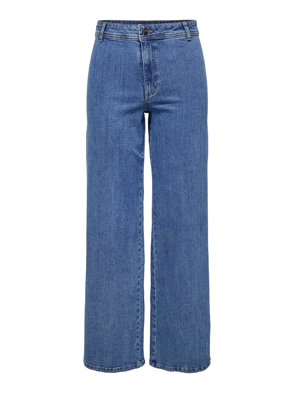 Wijde jeans - VANESSA - medium blue denim