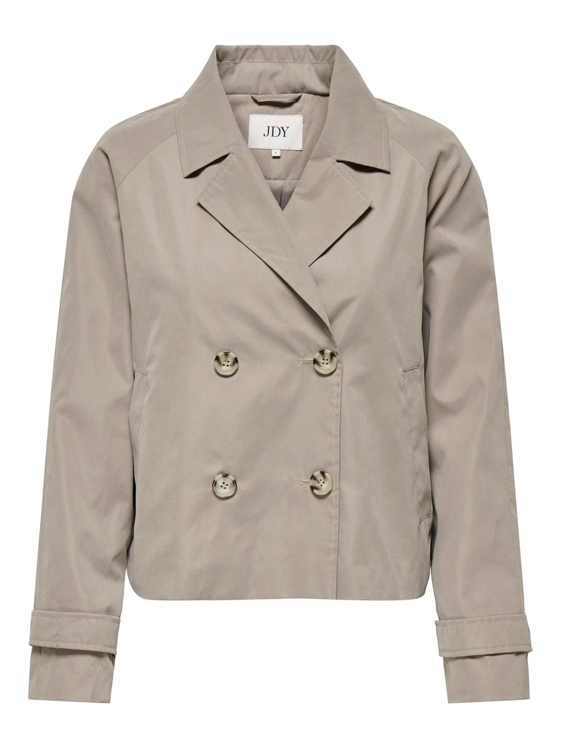 Korte trenchcoat - PANTHER - weathered teak