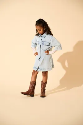 KIDS jeansjurk - SOPHIE - light blue denim