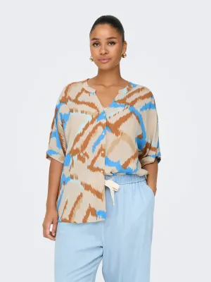 + Top / blouse - ROWA - pumice stone