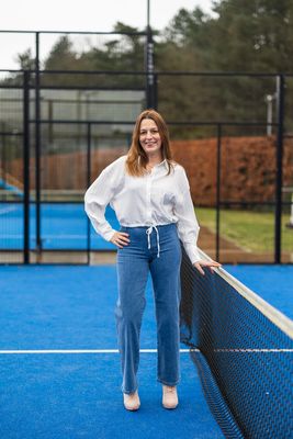 Wijde jeans - VANESSA - medium blue denim