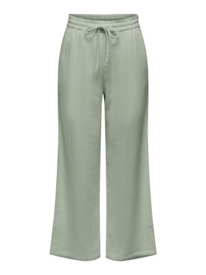 Wijde tetra broek - THEIS - desert sage