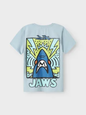 KIDS t-shirt JAWS - MAKAI - lichtblauw