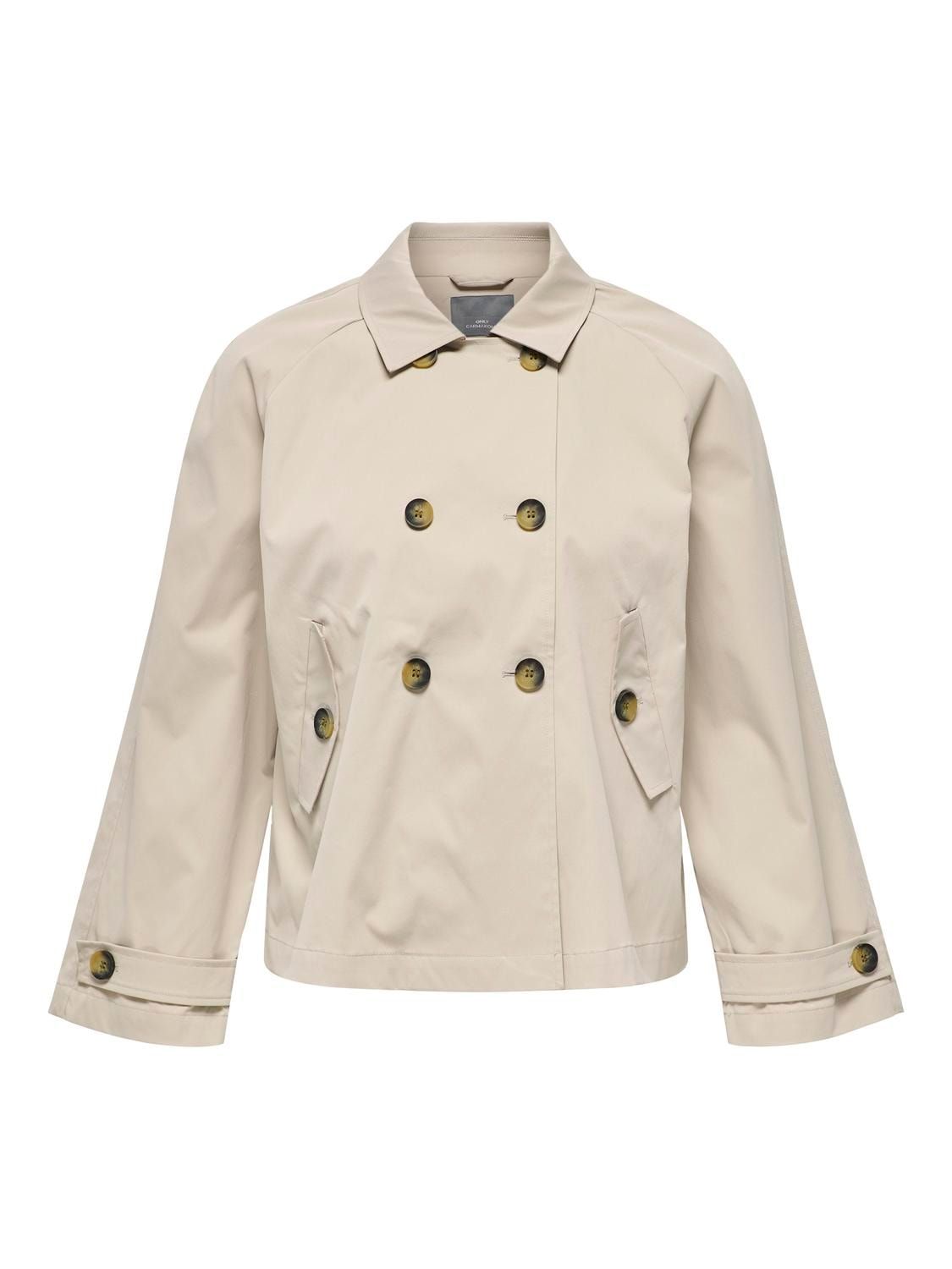 + Trenchcoat - APRIL - oxford tan