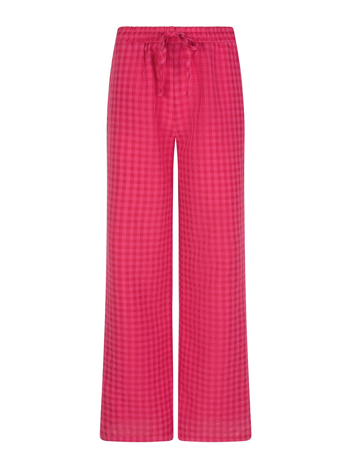 Wijde broek - NOLA - berry pink