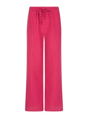 Wijde broek - NOLA - berry pink