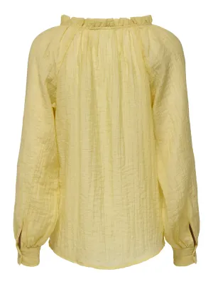 Luchtige blouse - THEO - geel
