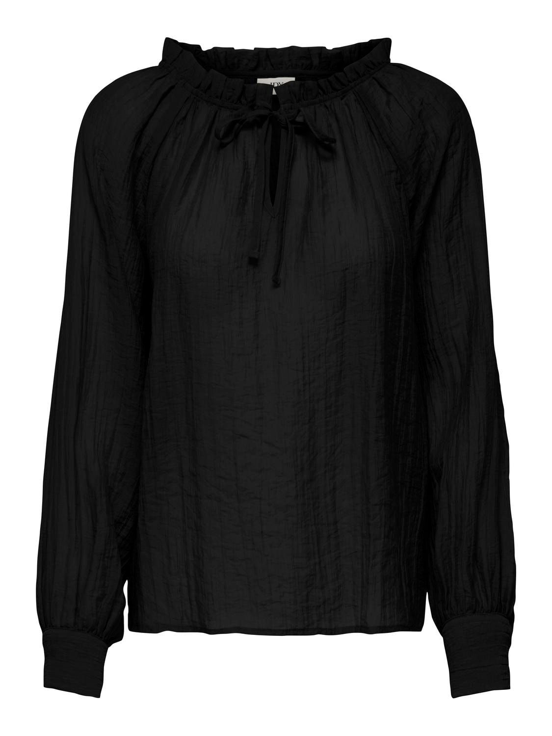 Luchtige blouse - THEO - zwart