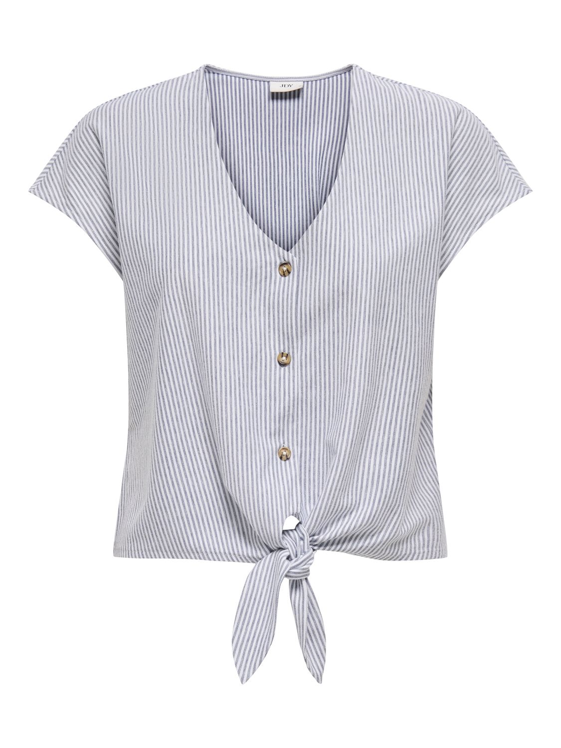 Geknoopte top - NELLI - donkerblauw