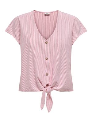 Geknoopte top - NELLI - rood