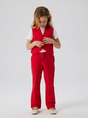 KIDS broek - FALINNEN - rood