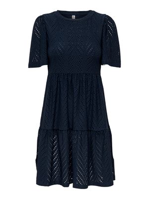 Korte jurk - CARLA - donkerblauw
