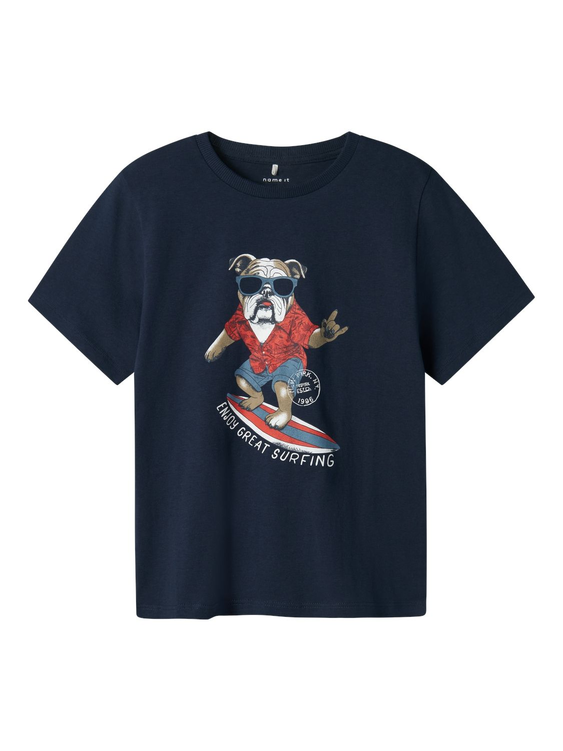 KIDS shirt - FULDME - donkerblauw