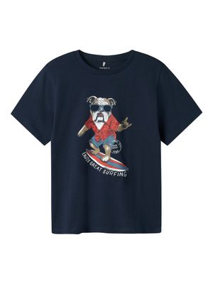 KIDS shirt - FULDME - donkerblauw