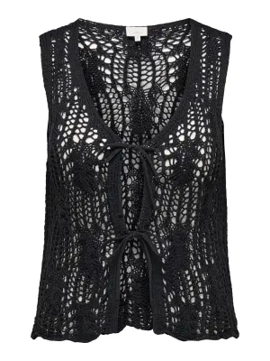 + Mouwloze gilet - LIZZY - zwart