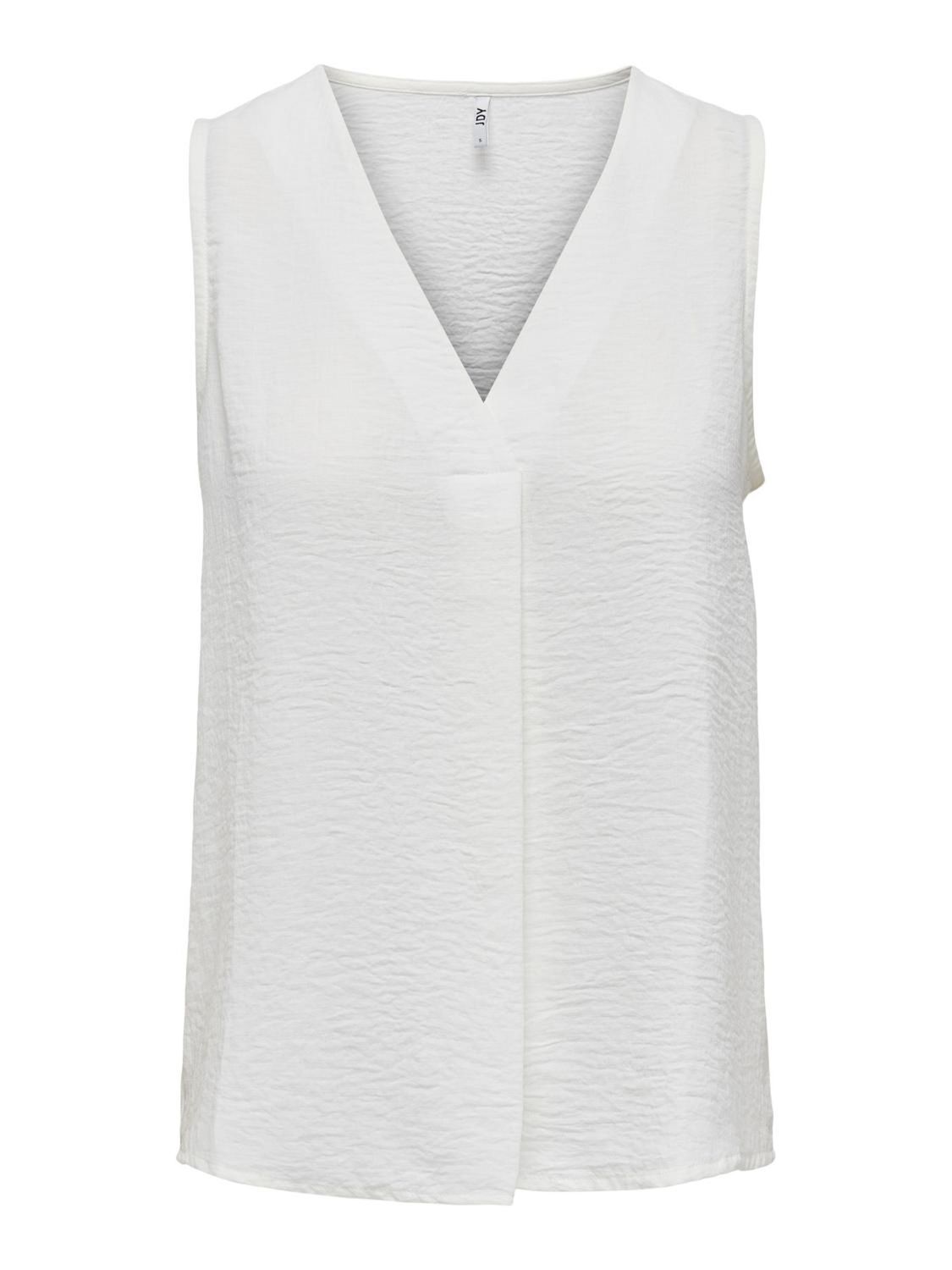 Mouwloze blouse - DIVYA - wit