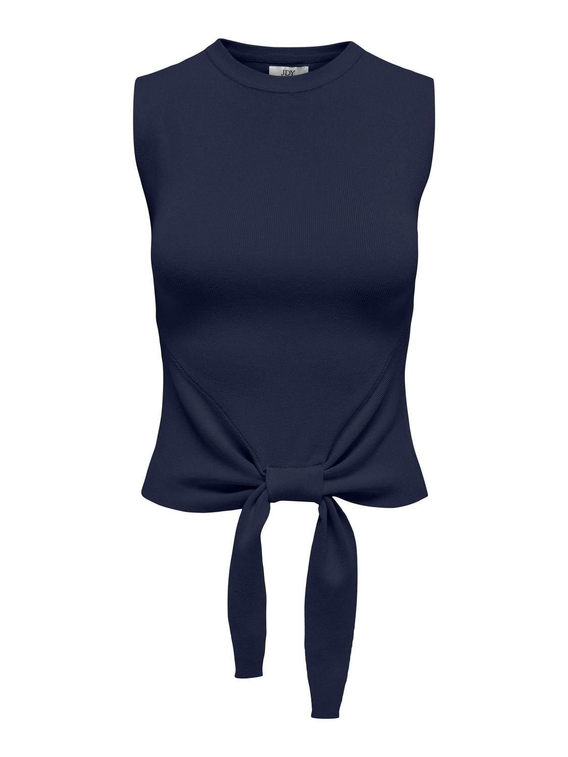 Top - CIRKELINE - donkerblauw