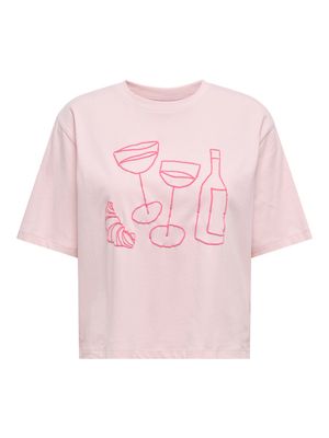 T-shirt - ALBA - roze