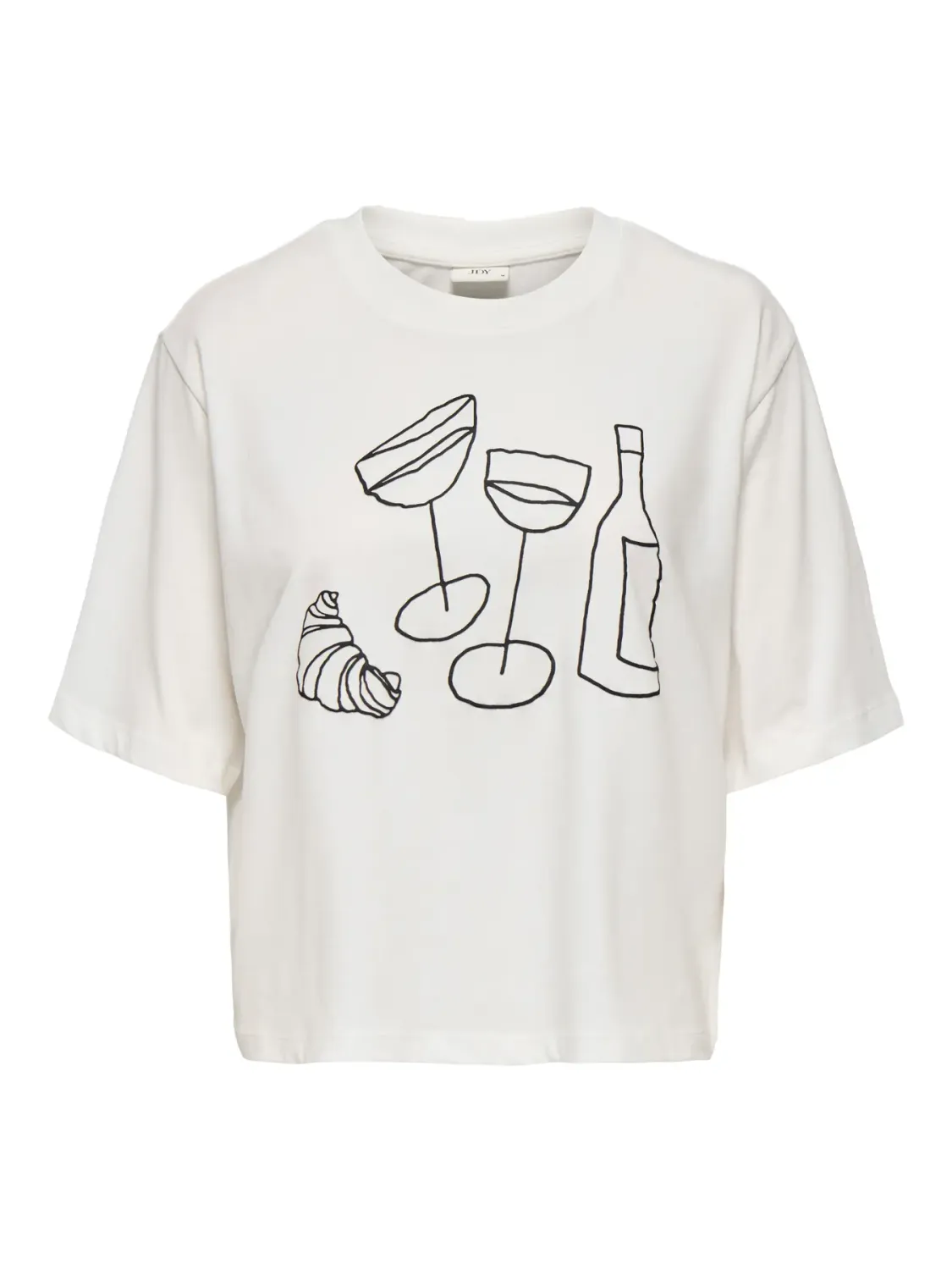 T-shirt - ALBA - wit
