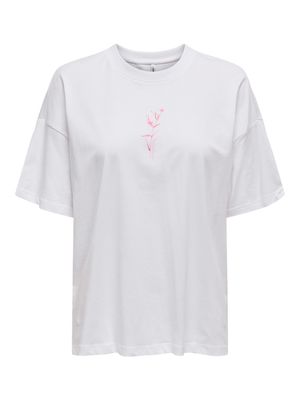 + T-shirt - VIVVI - wit