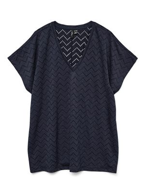 + T-shirt - THAS - donkerblauw