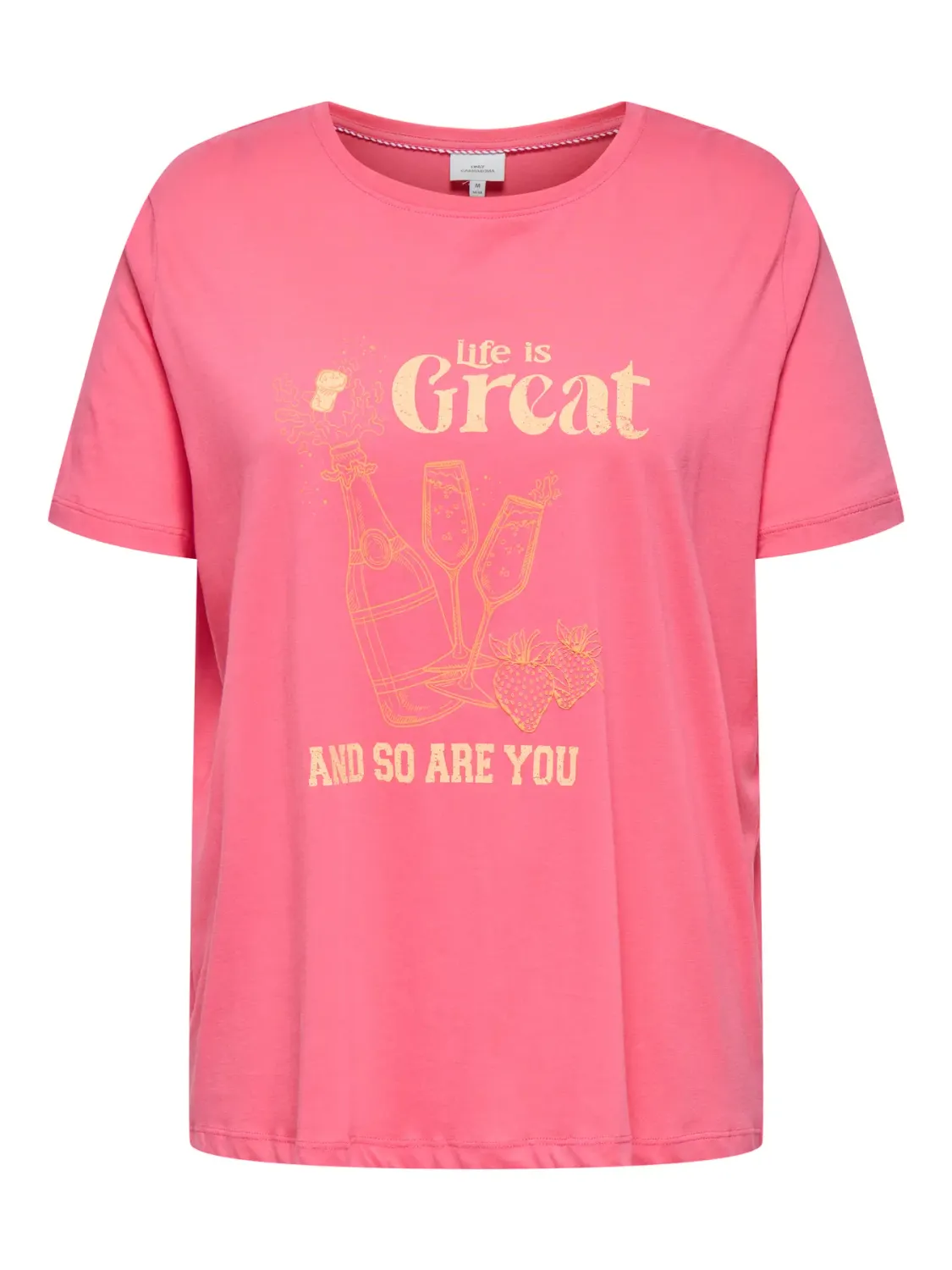 + T-shirt - RASE - roze