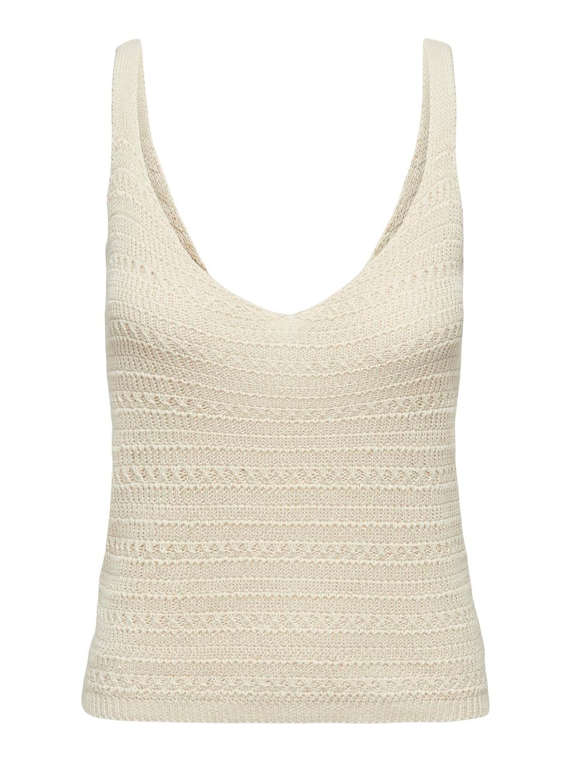 Top - TROPICA - ecru