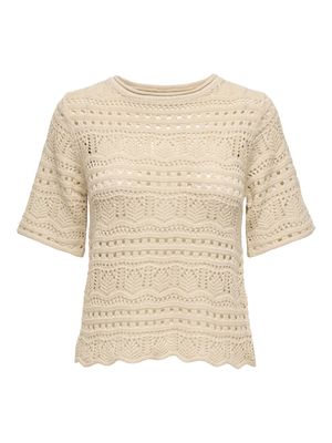 Pullover shirt - SUN - tapioca