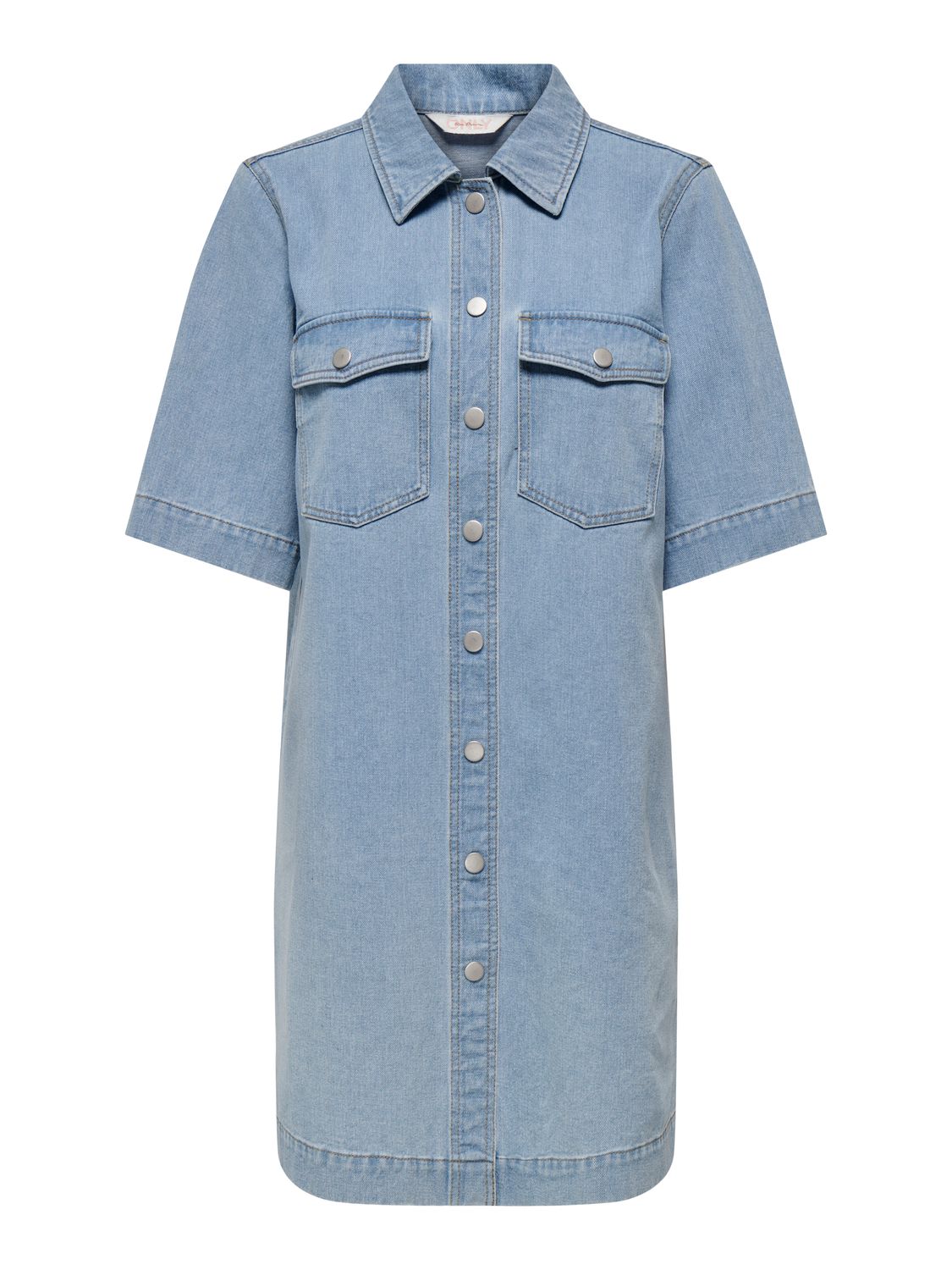 + Jurk - BELLE - light blue denim