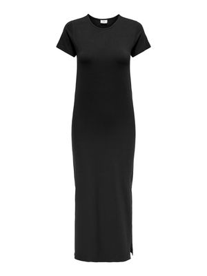 T-shirt jurk - AVA - zwart