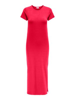 T-shirt jurk - AVA - rood
