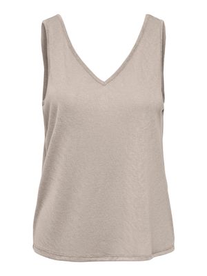 Losse tanktop - FAUSTINA - ecru
