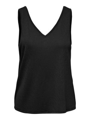 Losse tanktop - FAUSTINA - zwart
