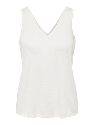 Losse tanktop - FAUSTINA - wit